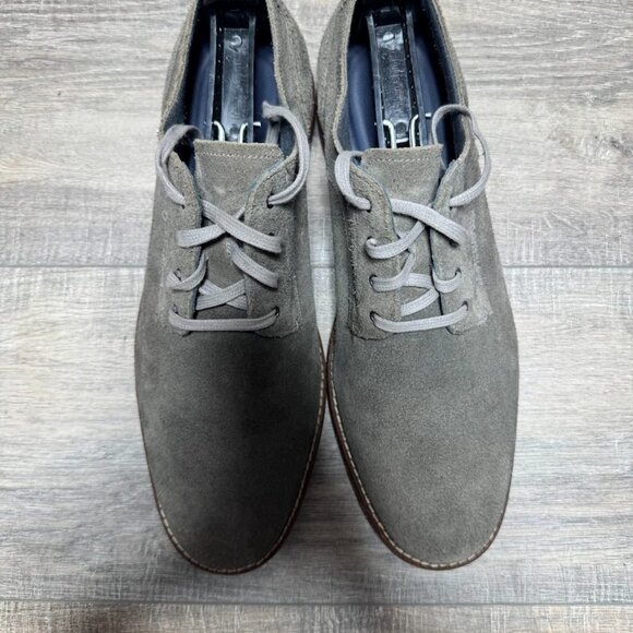Cole Haan Feathercraft Grand Blucher Brown Suede Oxford Men's Size 10 - Picture 2 of 7